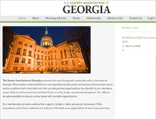 Tablet Screenshot of gasuretyassociation.com